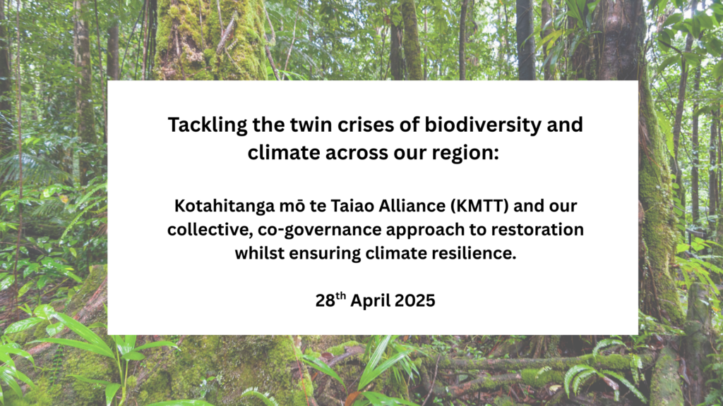 Tackling the twin crises of biodiversity and climate across our region ...