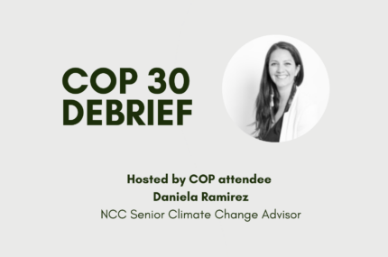 WEBINAR RECORDING – COP 30 Debrief with NCC’s Daniela Ramirez